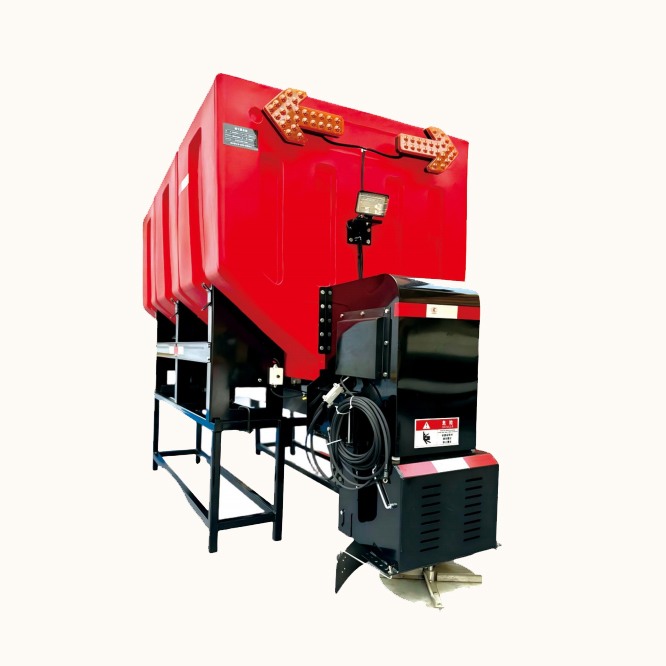 Vehicle-mounted snow-melting spreader